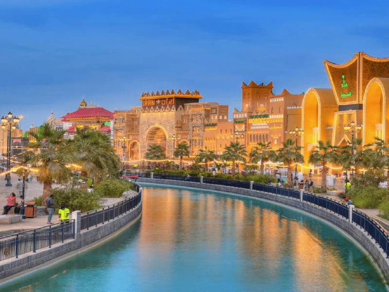 Global Village on a Dubai city tour with Homeland Travel Agency